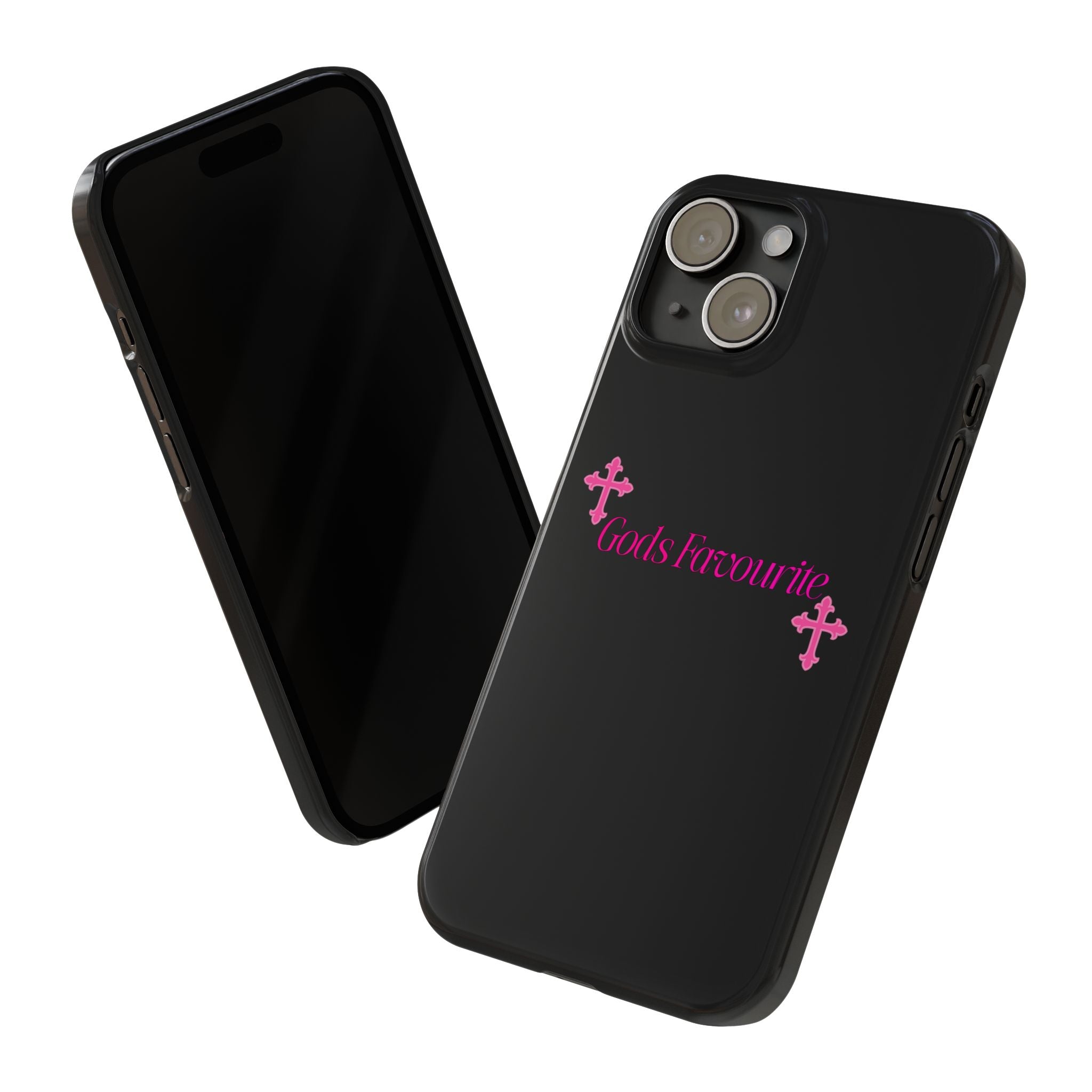 Stylish Slim Phone Case with 'God's Favourite' Design, Trendy Accessory, Gift for Friends, Ideal for Daily Use, Smartphone Protection, [...]