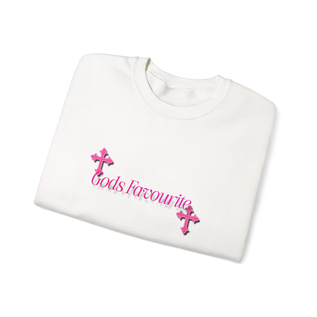 Stylish Unisex Sweatshirt with 'God's Favorite' Design, Cozy Crewneck for Everyday Wear, Great for Gifts, Casual Outfits, Religious Apparel
