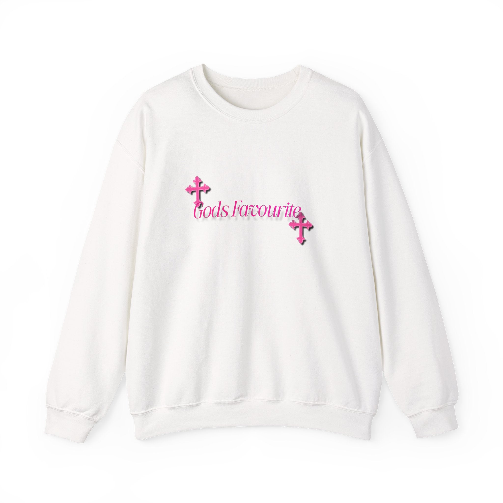 Stylish Unisex Sweatshirt with 'God's Favorite' Design, Cozy Crewneck for Everyday Wear, Great for Gifts, Casual Outfits, Religious Apparel