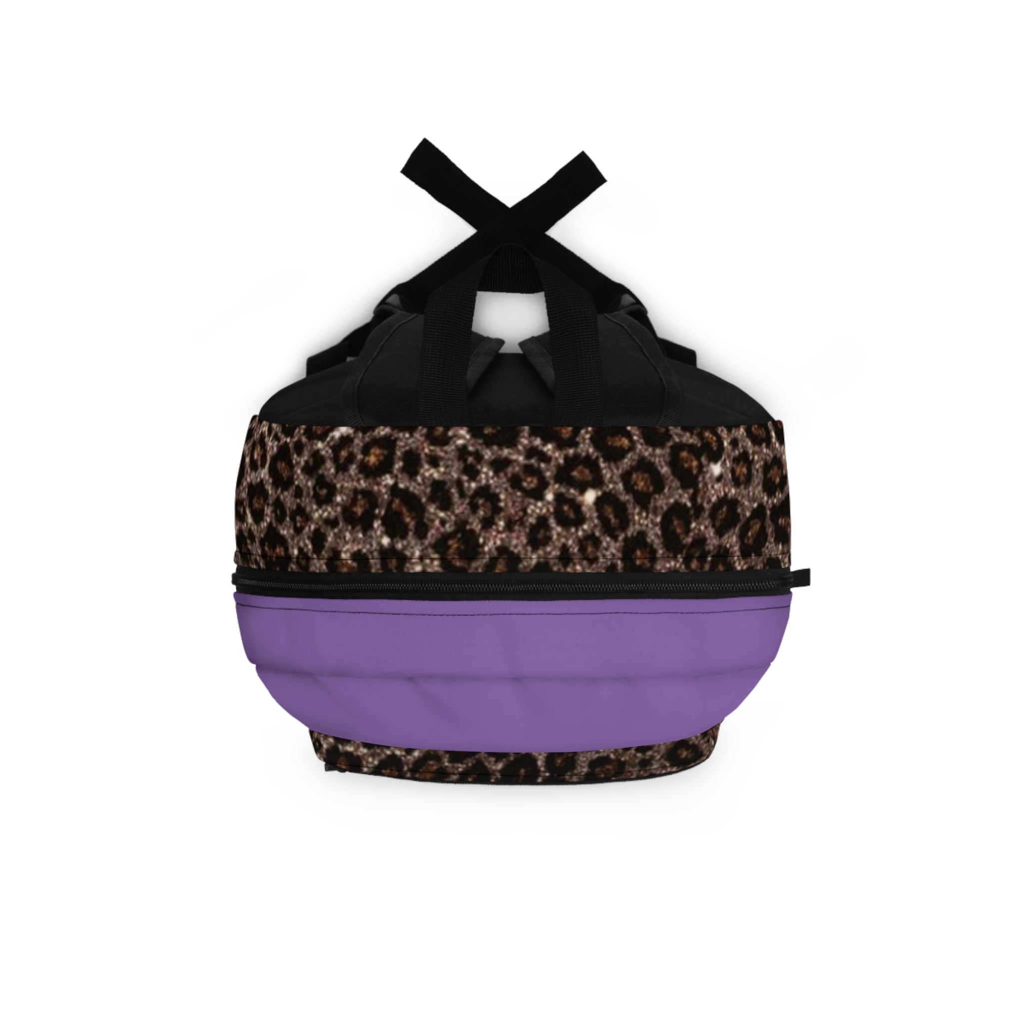 Stylish Purple Leopard Print Backpack, Trendy School Bag, Fashionable Travel Backpack, Unique Gift Idea, Everyday Carryall