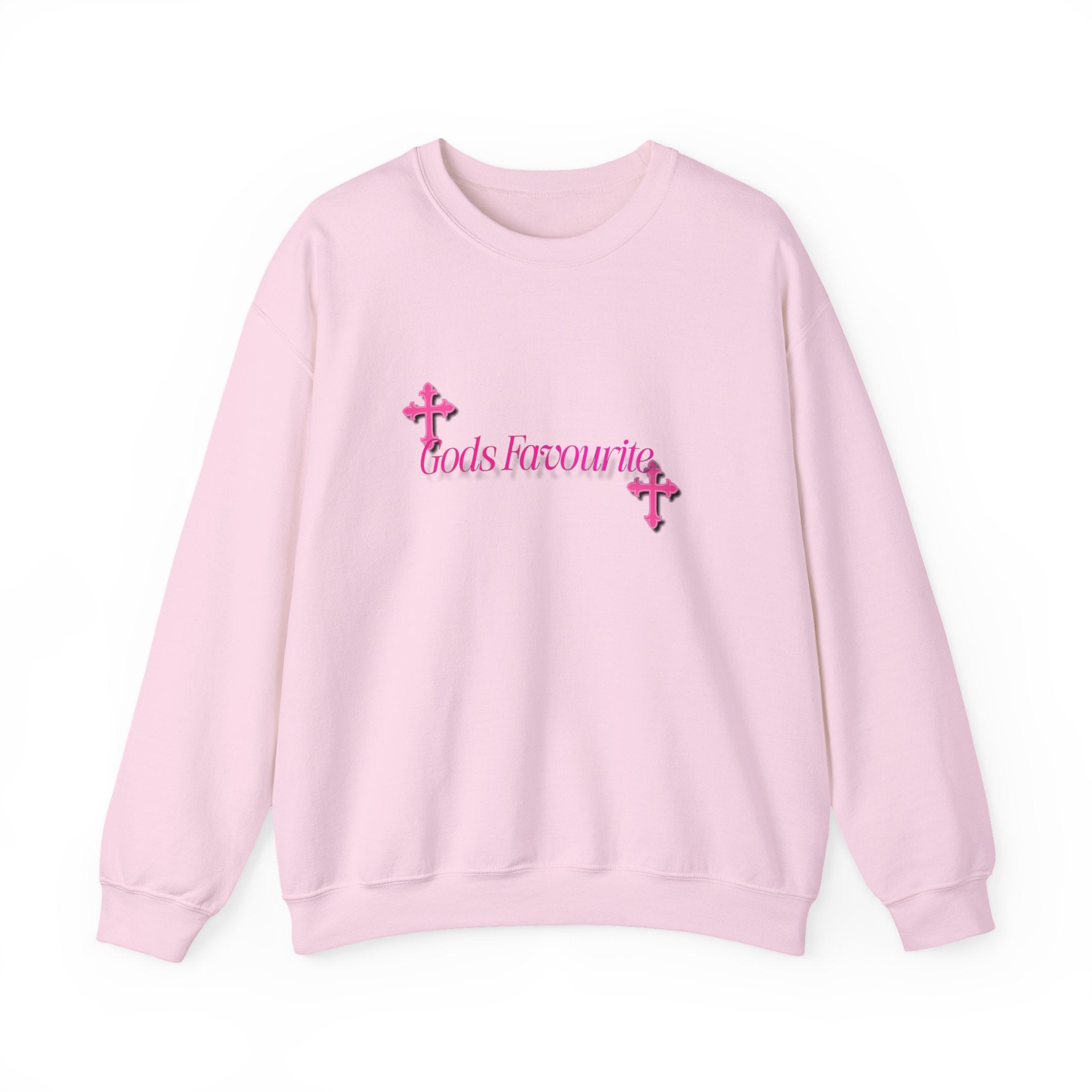 Stylish Unisex Sweatshirt with 'God's Favorite' Design, Cozy Crewneck for Everyday Wear, Great for Gifts, Casual Outfits, Religious Apparel