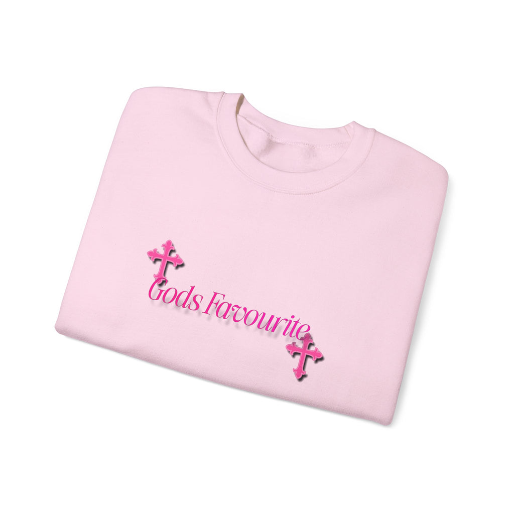 Stylish Unisex Sweatshirt with 'God's Favorite' Design, Cozy Crewneck for Everyday Wear, Great for Gifts, Casual Outfits, Religious Apparel