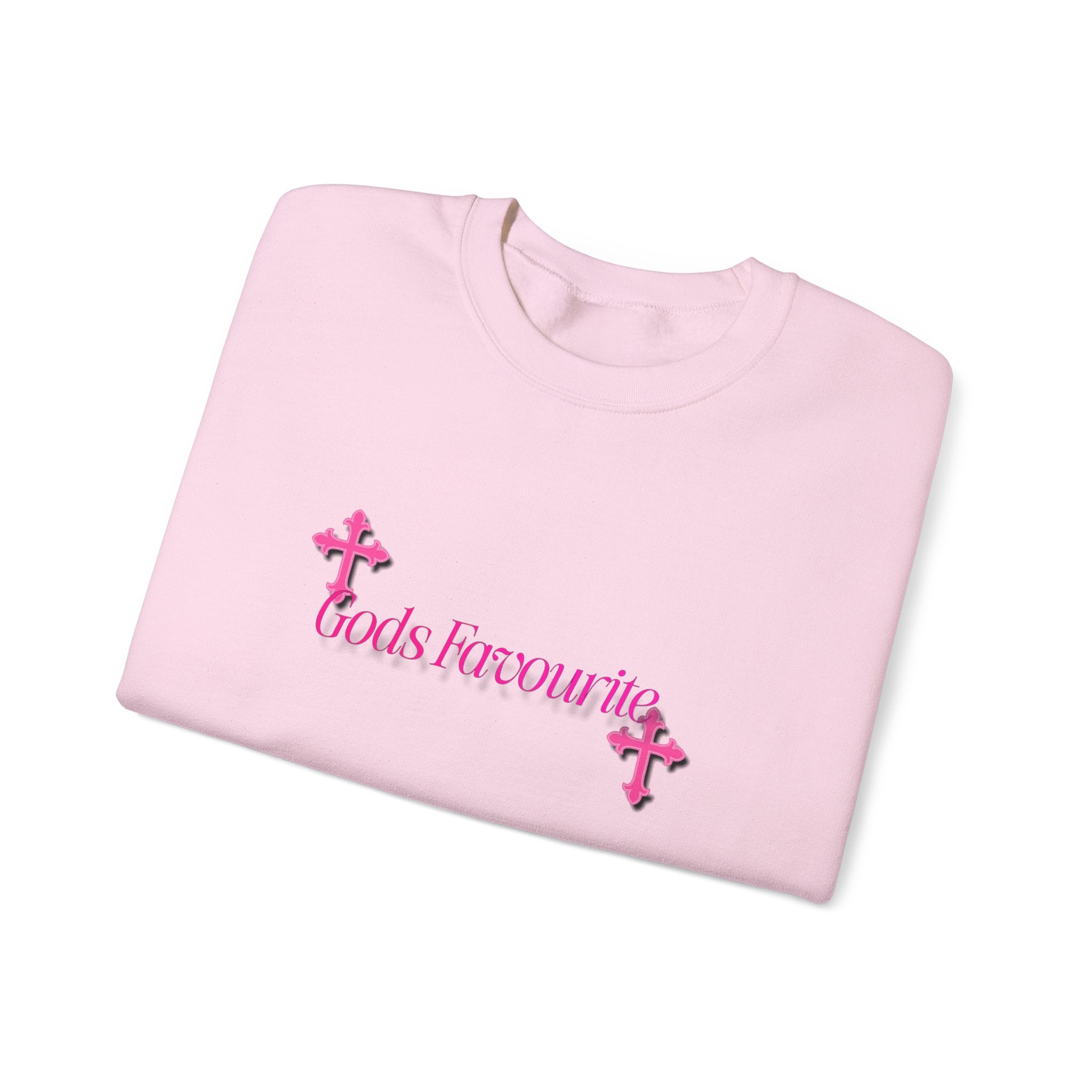 Stylish Unisex Sweatshirt with 'God's Favorite' Design, Cozy Crewneck for Everyday Wear, Great for Gifts, Casual Outfits, Religious Apparel