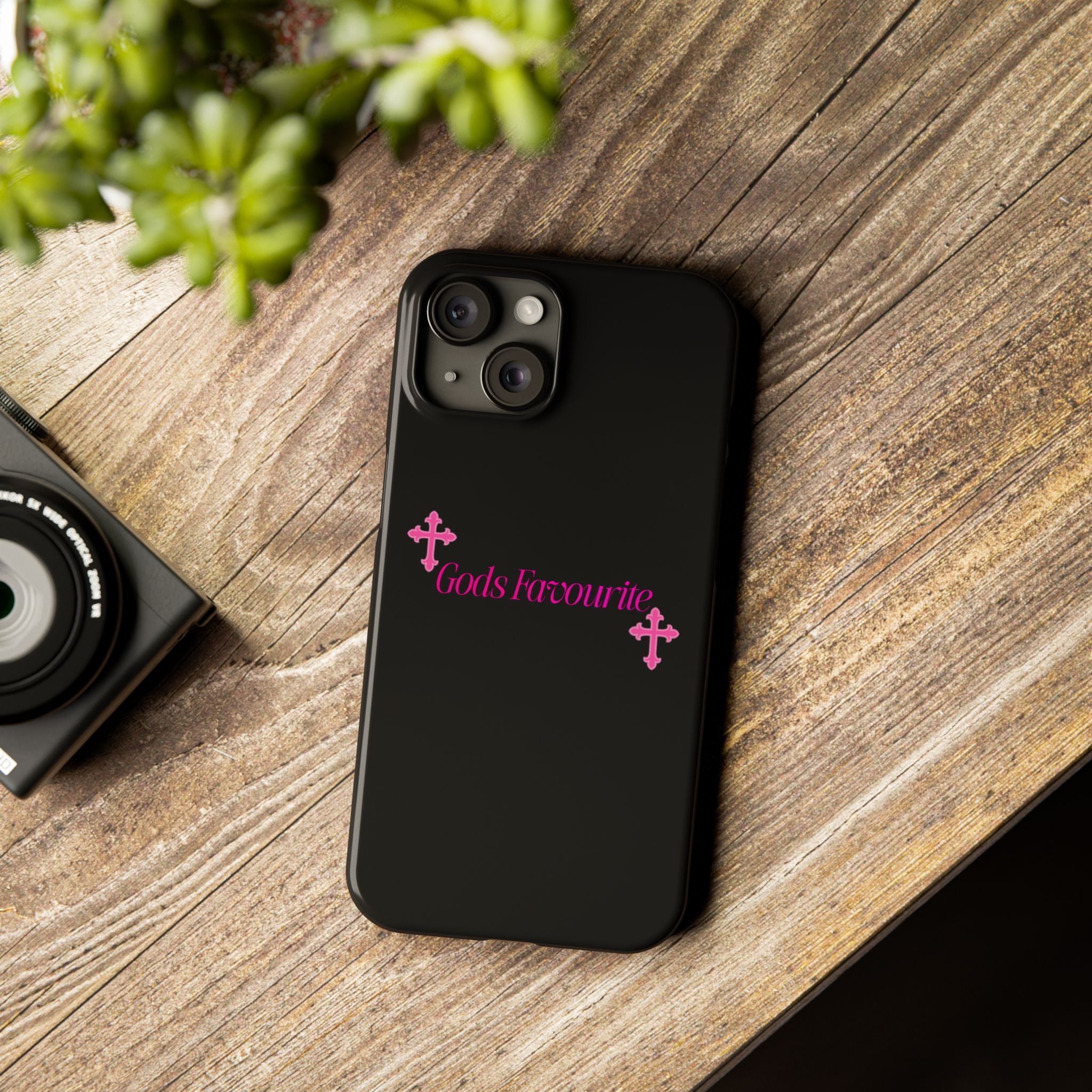 Stylish Slim Phone Case with 'God's Favourite' Design, Trendy Accessory, Gift for Friends, Ideal for Daily Use, Smartphone Protection, [...]